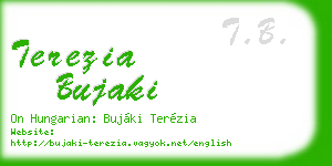 terezia bujaki business card